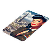 Süße Militär-Pin-up Magnet (Linke Seite)