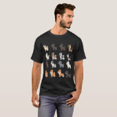 Süße Mini-Hunde T-Shirt (Vorne ganz)