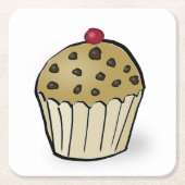Süße Mini-Muffins Rechteckiger Pappuntersetzer (Vorderseite)