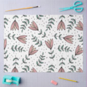 Süße Minimalistische Florale Seidenpapier (Basteln)