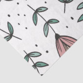 Süße Minimalistische Florale Seidenpapier (Ausschnitt)
