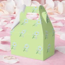 Süße minimalistische Frühlingsgänseblümchen-Blumen Geschenkschachtel