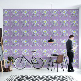 Süße minimalistische Frühlingsgänseblümchen-Blumen Tapete