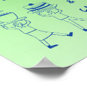 Süße mintgrüne Küchenwand-Kunst-Drucke Poster (Ecke)