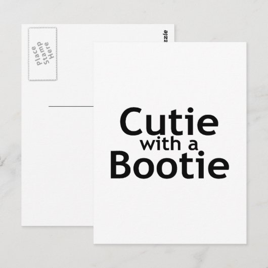 Süsse mit Bootin Postkarte (Vorne/Hinten)