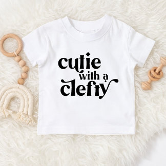 Süsse mit einem Clefty Baby T - Shirt