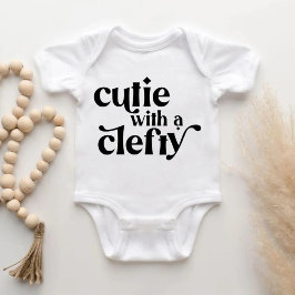 Süsse mit einem sauberen Baby Bodysuit-Shirt Baby Strampler