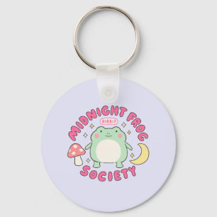 Süße Mitternachts-Frosch-Gesellschaft Kawaii Paste Schlüsselanhänger