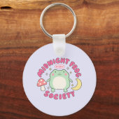 Süße Mitternachts-Frosch-Gesellschaft Kawaii Paste Schlüsselanhänger (Vorderseite)