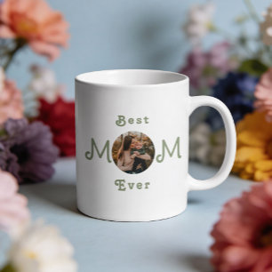 Süße moderne beste Mama aller Zeiten personalisier Kaffeetasse