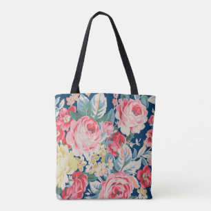 Süße moderne blühende Blumen Tasche
