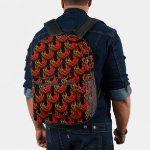 Süße moderne Boho elegante abstrakte Kunst Muster Bedruckter Rucksack