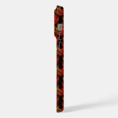 Süße moderne Boho elegante abstrakte Kunst Muster  iPhone Hülle (Linke Seite)