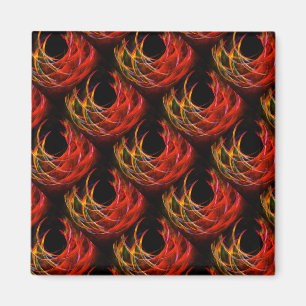 Süße moderne Boho elegante abstrakte Kunst Muster  Magnet