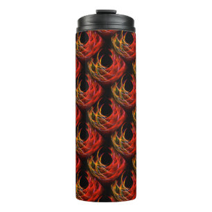 Süße moderne Boho elegante abstrakte Kunst Muster  Thermosbecher