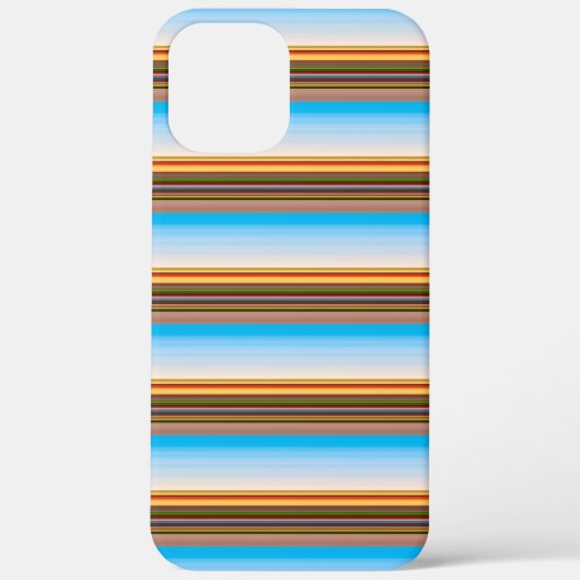 Süße moderne farbenfrohe Streifen Case-Mate iPhone Hülle (Rückseite)