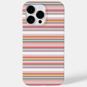 Süße moderne farbenfrohe Streifen Case-Mate iPhone 14 Pro Max Hülle