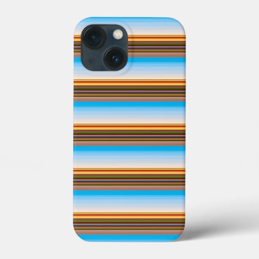 Süße moderne farbenfrohe Streifen  Case-Mate iPhone Hülle (Rückseite)