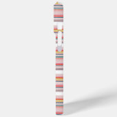 Süße moderne farbenfrohe Streifen Case-Mate iPhone Hülle (Rückseite / Links)