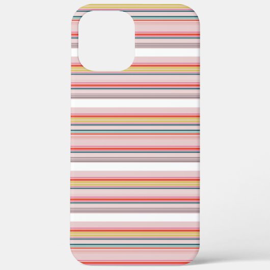 Süße moderne farbenfrohe Streifen Case-Mate iPhone Hülle (Rückseite)