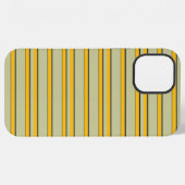 Süße moderne gelbe Streifen iPhone Hülle (Rückseite (Horizontal))