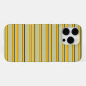 Süße moderne gelbe Streifen iPhone Hülle (Rückseite (Horizontal))
