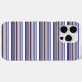 Süße moderne graue blaue Streifen Case-Mate iPhone Hülle (Rückseite (Horizontal))