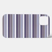 Süße moderne graue blaue Streifen Case-Mate iPhone Hülle (Rückseite (Horizontal))
