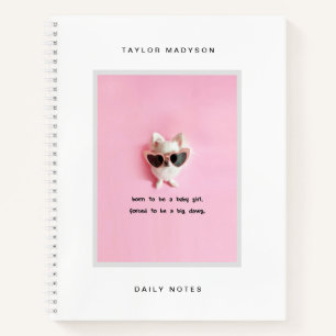 Süße moderne individuelle Rahmen-Foto-Geschenk-Mon Notizblock