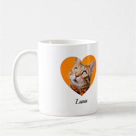 Süße moderne Typografie Name und Herz Foto des Hau Kaffeetasse