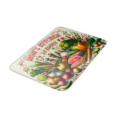 Süße Moms Küchen-Wortkunst  Badematte (Schrägansicht)