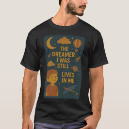 Süße Mondkind-Kosmium-Traum-Illustration T-Shirt
