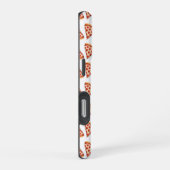 Süße monogrammierte Anfangsbuchstaben Pizza-Muster iPhone Hülle (Rechte Seite)
