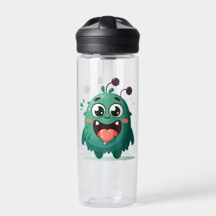 Süße Monster-Cartoon-Illustration Trinkflasche