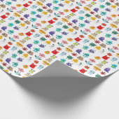 Süße Monster Geschenkpapier (Ecke)