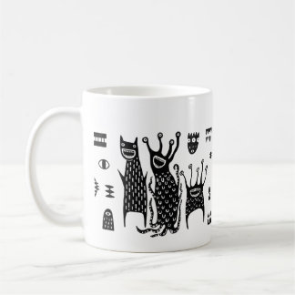 Süße Monster-Kaffeetasse – Kawaii lustige Keramikt Kaffeetasse