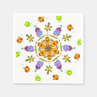 süße Monster Serviette