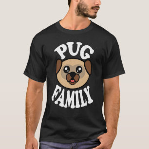 Süße Mops-Familie T-Shirt
