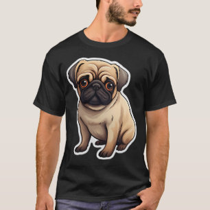 Süße Mops-Hund T-Shirt