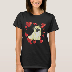 Süße Mops Liebe 638 T-Shirt