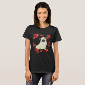 Süße Mops Liebe 638 T-Shirt (Vorne ganz)