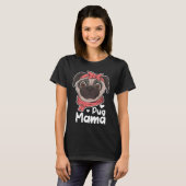 Süße Mops-Mutter-Grafiken beste Idee T-Shirt (Vorne ganz)