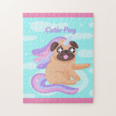 Süsse Mops Puzzle (Vertikal)