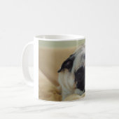 Süße Mops-Tasse Kaffeetasse (Vorderseite Links)