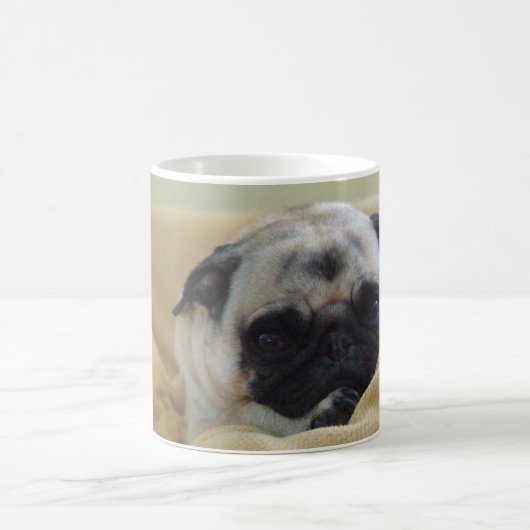 Süße Mops-Tasse Kaffeetasse (Mittel)