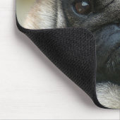 Süße Mops-Welpen-Mauspad Mousepad (Ecke)