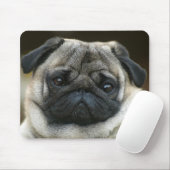 Süße Mops-Welpen-Mauspad Mousepad (Mit Mouse)