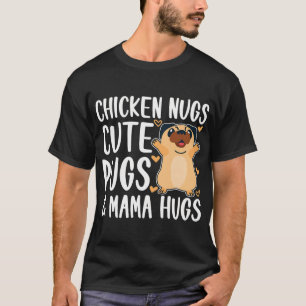 Süße Möpse Lustige Mama und Hunde Liebe T-Shirt