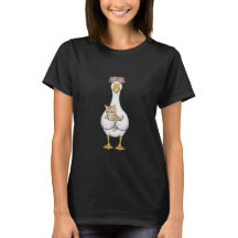 Süße Mother Goose hält Babykätzchen