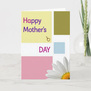 Süße Mothers Day Art Block Karte